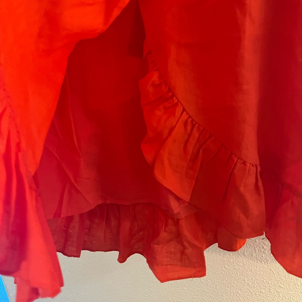 NWT J Crew 🍅 skirt w/ruffle - Picture 5 of 8